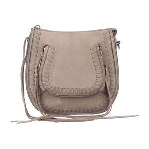 Rebecca Minkoff Small Vanity Whipstitch Leather Saddle Bag